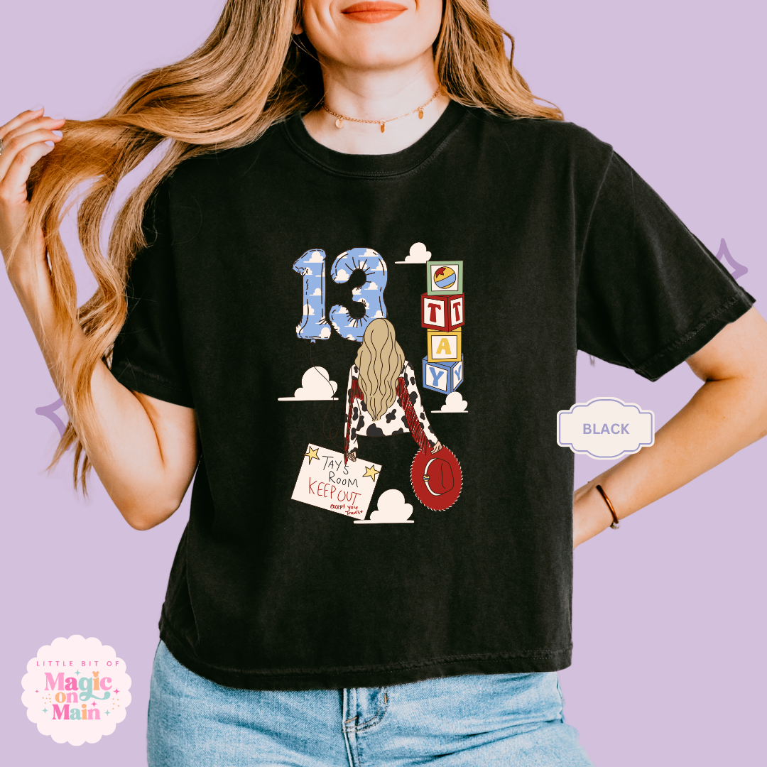PRINTED TAYS STORY- WOMENS BOXY T-SHIRT