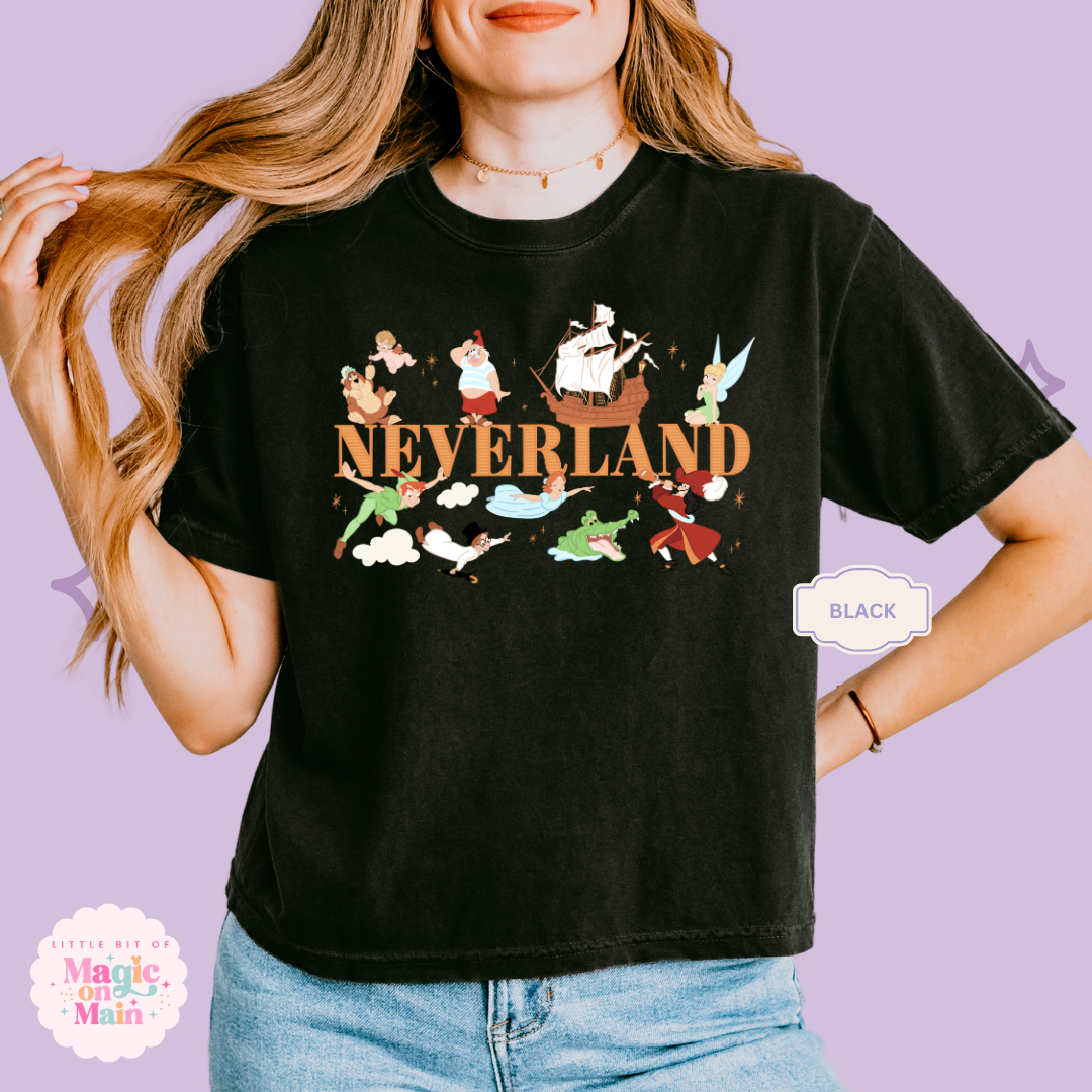 PRINTED NEVERLAND - EXCLUSIVE TO MoM - WOMENS BOXY T-SHIRT 10049