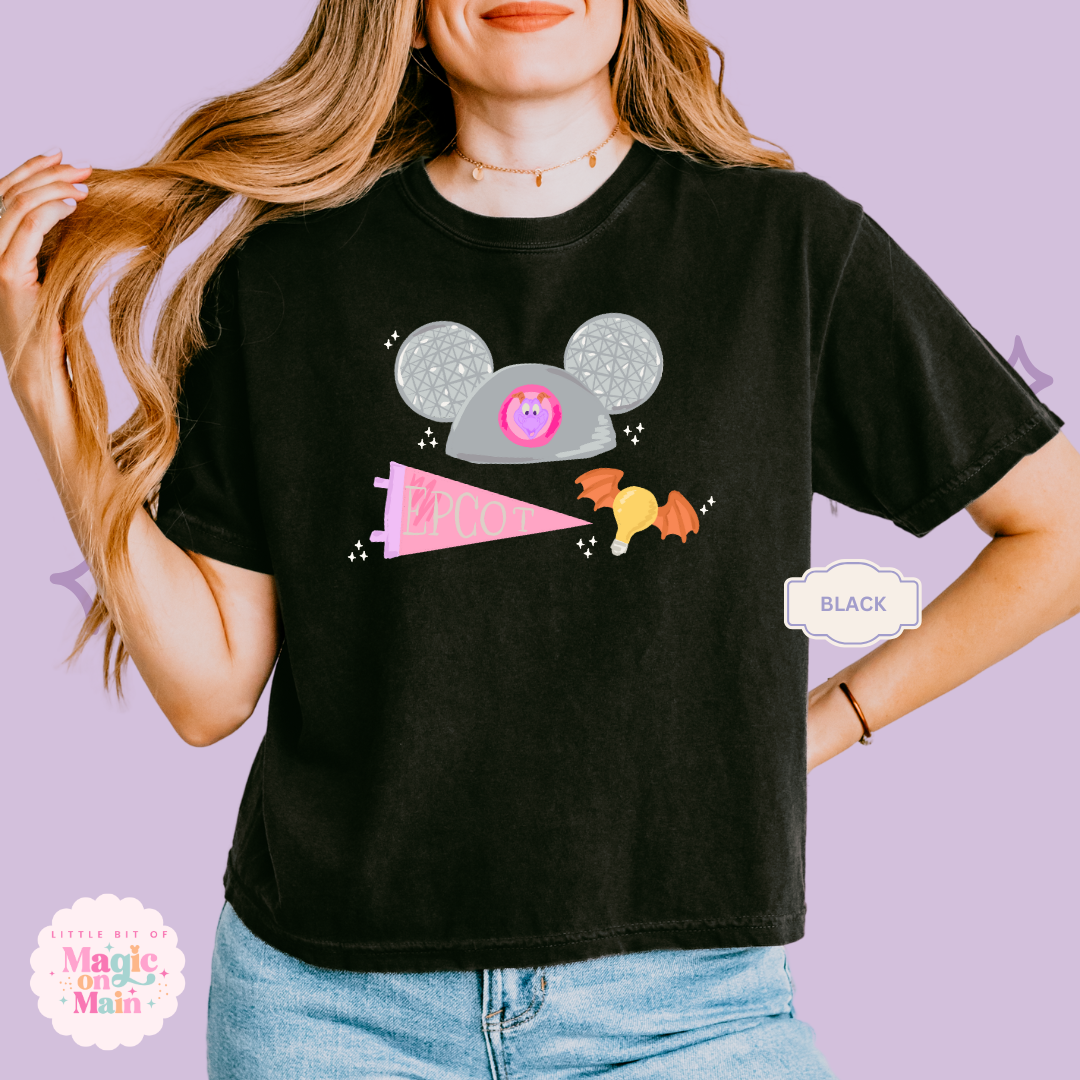 PRINTED EPCOT GIRLIE - EXCLUSIVE TO MoM - WOMENS BOXY T-SHIRT 10042
