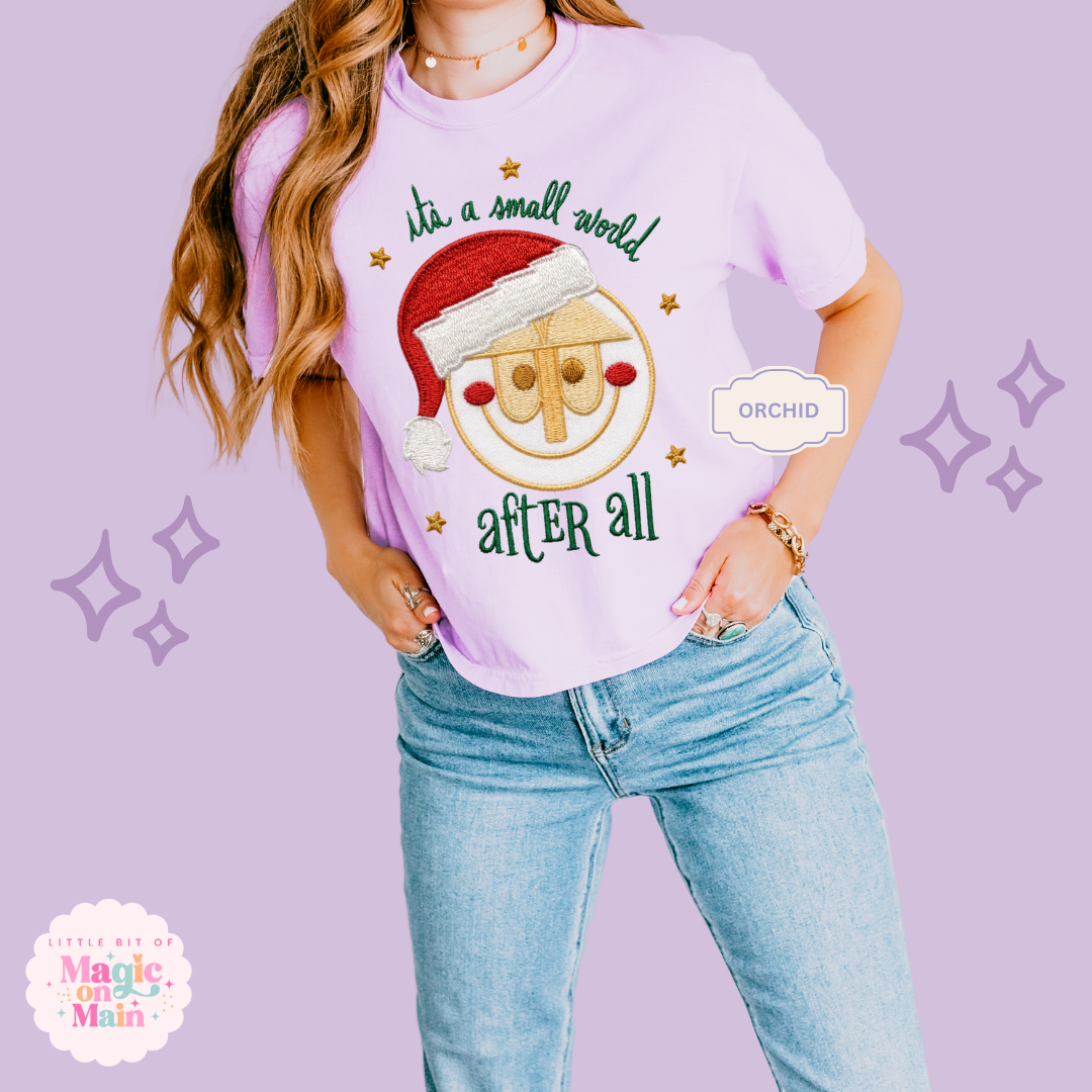 EMBROIDERED SML WORLD - EXCLUSIVE TO MOM - WOMENS BOXY T-SHIRT