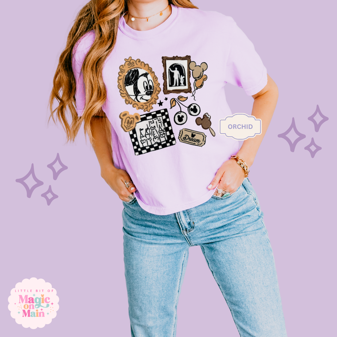 EMBROIDERED NEUTRAL MCKY - WOMENS BOXY T-SHIRT 10039