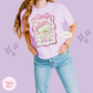 EMBROIDERED SML WORLD COQUETTE - EXCLUSIVE TO MOM - WOMENS BOXY T-SHIRT