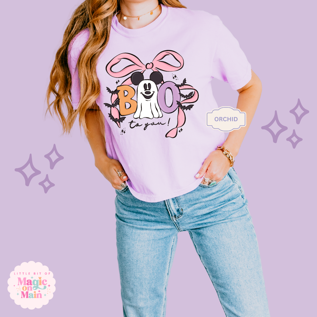 PRINTED BOO - WOMENS BOXY T-SHIRT 10061