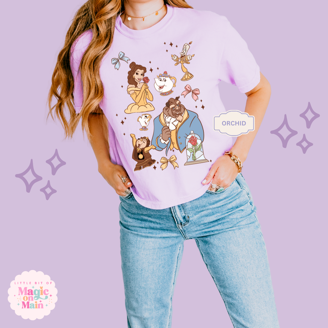PRINTED BELLE - WOMENS BOXY T-SHIRT 10044