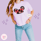 EMBROIDERED RED LMQ HAT - EXCLUSIVE COLLAB  - WOMENS BOXY T-SHIRT 10053