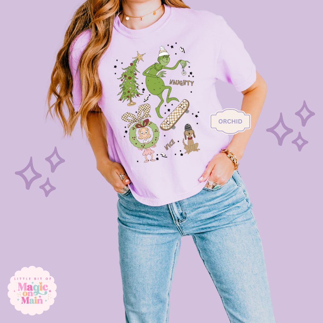 PRINTED MAX AND FRIENDS - EXCLUSIVE TO MoM - WOMENS BOXY T-SHIRT