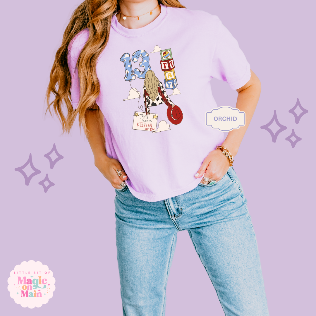 PRINTED TAYS STORY- WOMENS BOXY T-SHIRT