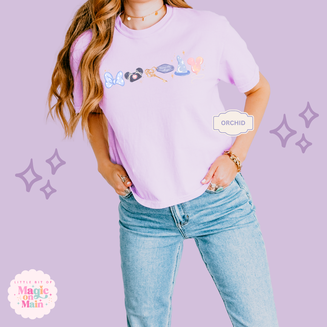 PRINTED PARK DAY MAGIC - EXCLUSIVE TO MoM - WOMENS BOXY T-SHIRT