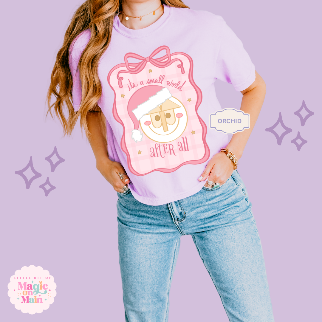 PRINTED SML WORLD COQUETTE - EXCLUSIVE TO MoM - WOMENS BOXY T-SHIRT