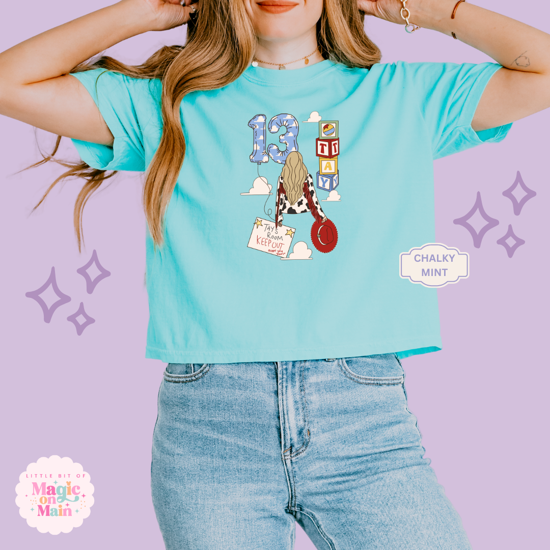 PRINTED TAYS STORY- WOMENS BOXY T-SHIRT