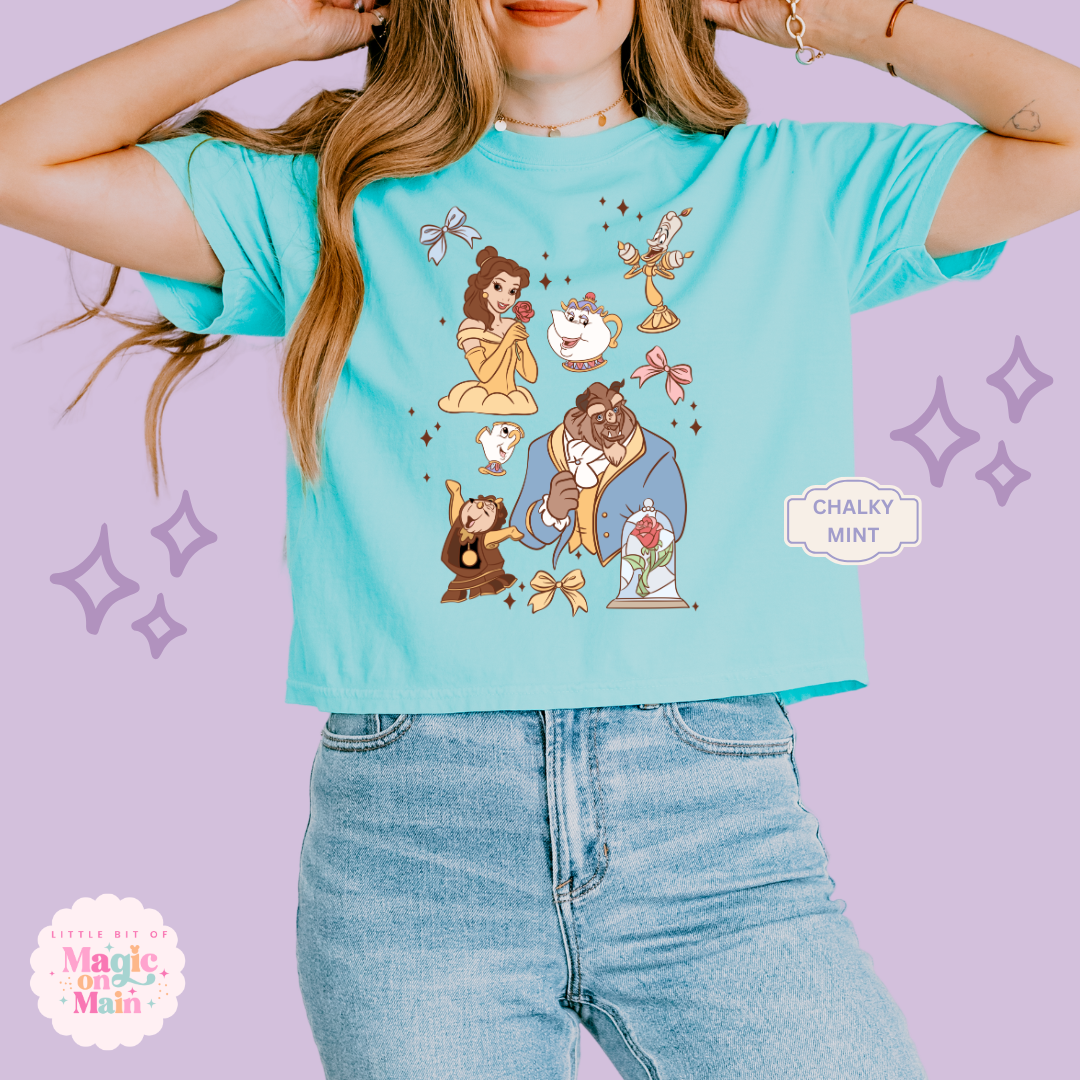 PRINTED BELLE - WOMENS BOXY T-SHIRT 10044