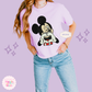 EMBROIDERED MCKY HAND HEART - WOMENS BOXY T-SHIRT 10017