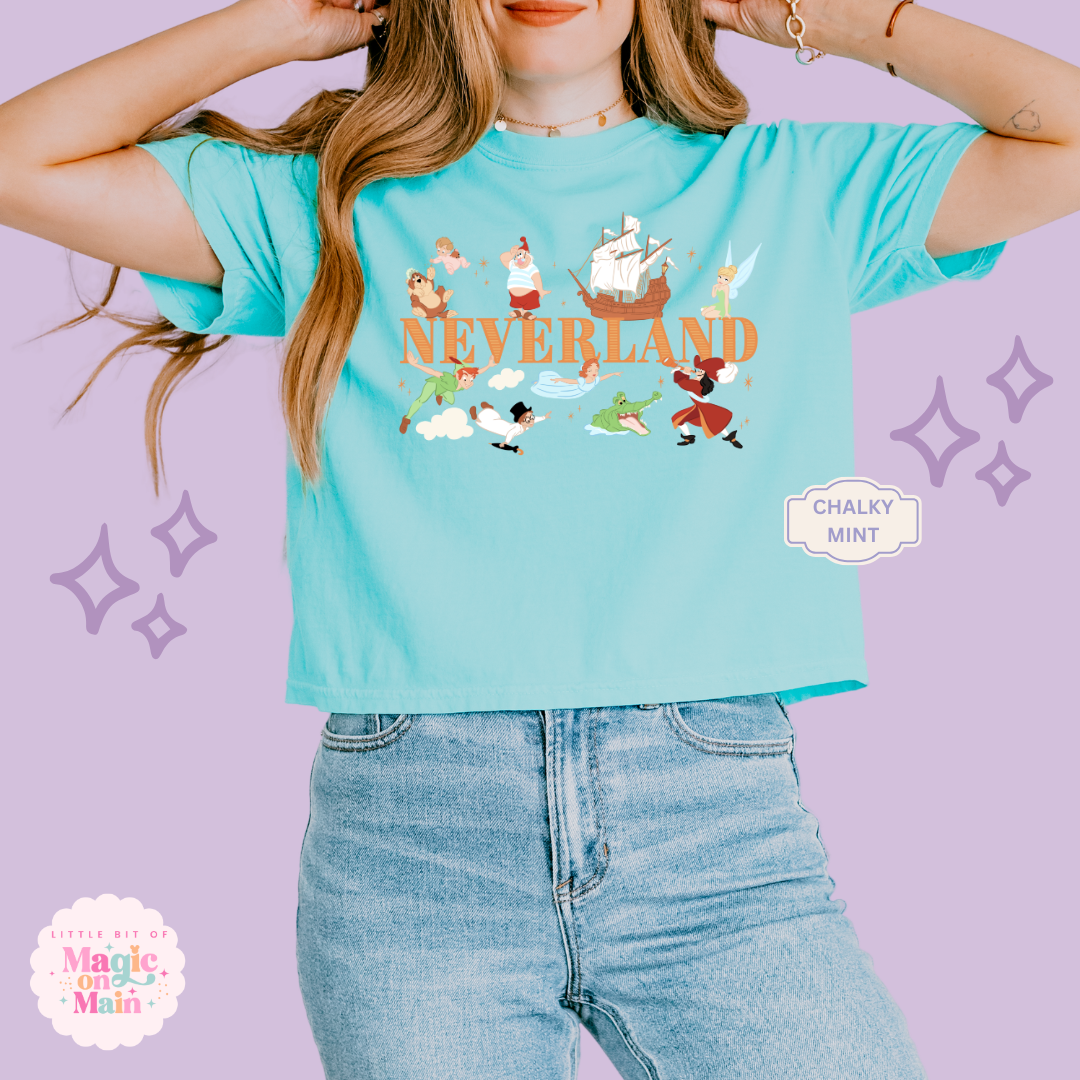 PRINTED NEVERLAND - EXCLUSIVE TO MoM - WOMENS BOXY T-SHIRT 10049