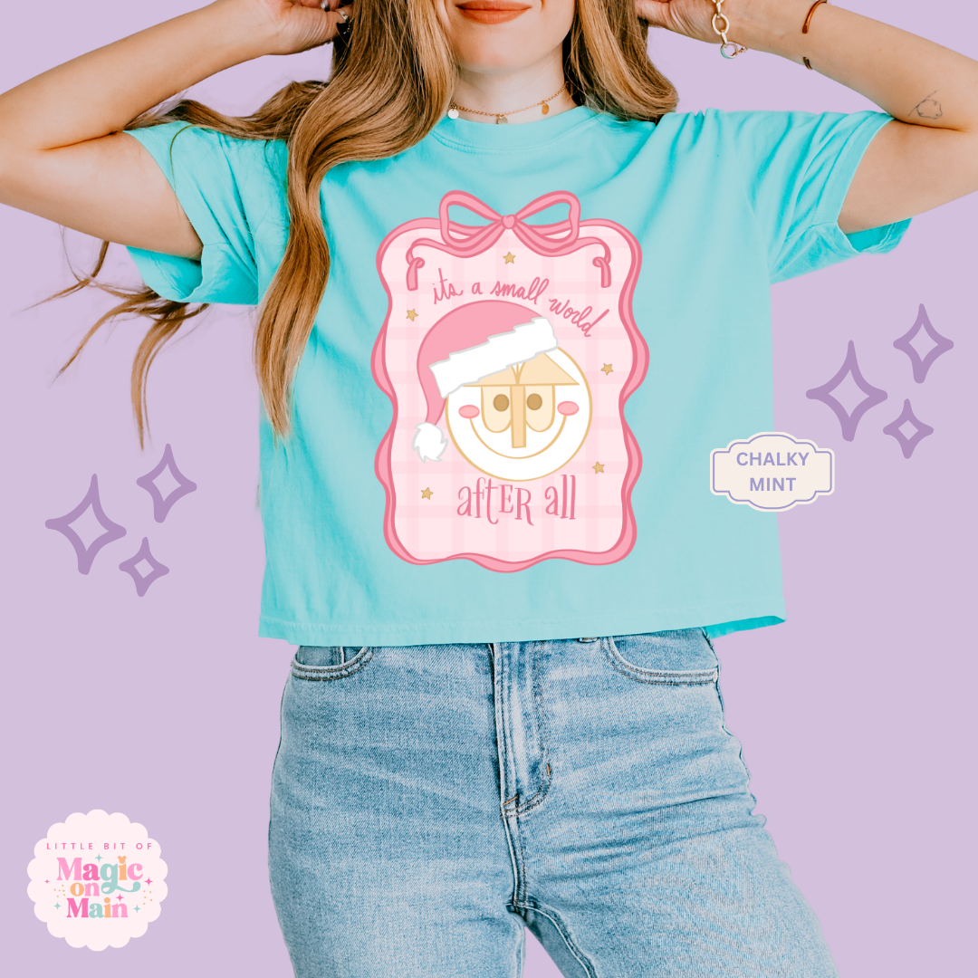 PRINTED SML WORLD COQUETTE - EXCLUSIVE TO MoM - WOMENS BOXY T-SHIRT