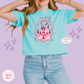 PRINTED PINK CASTLE -  WOMENS BOXY T-SHIRT 10003