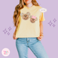 EMBROIDERED GINGERBREAD - EXCLUSIVE TO MOM - WOMENS BOXY T-SHIRT
