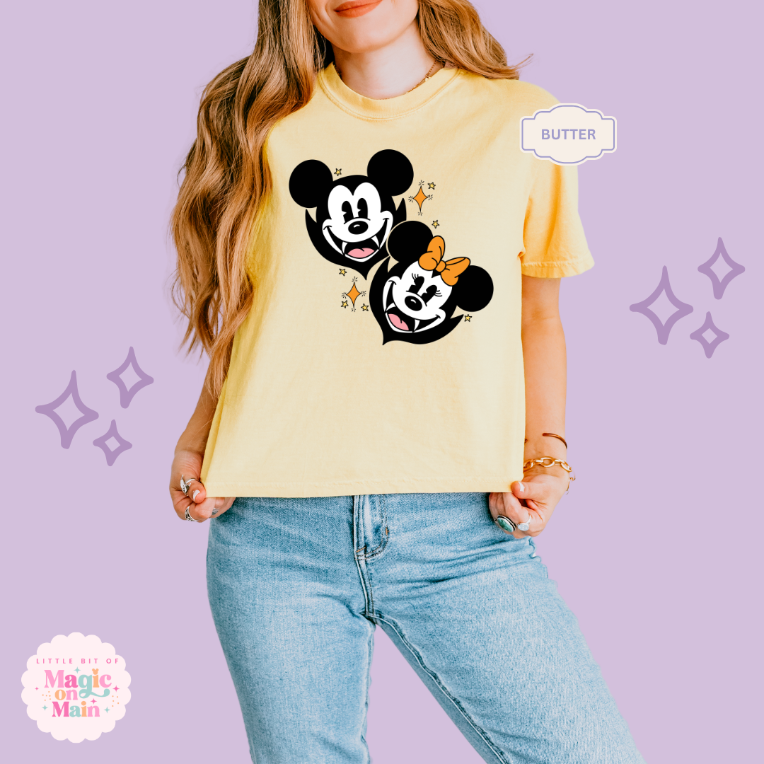 PRINTED MCKY VAMPIRE - EXCLUSIVE TO MoM - WOMENS BOXY T-SHIRT 10058