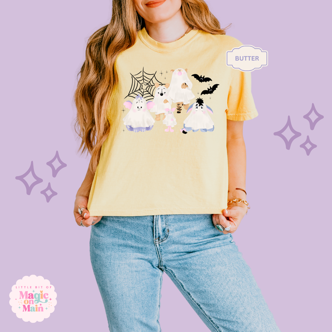PRINTED WINNIE THE BOO - EXCLUSIVE TO MoM - WOMENS BOXY T-SHIRT