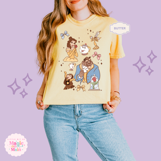 PRINTED BELLE - WOMENS BOXY T-SHIRT 10044