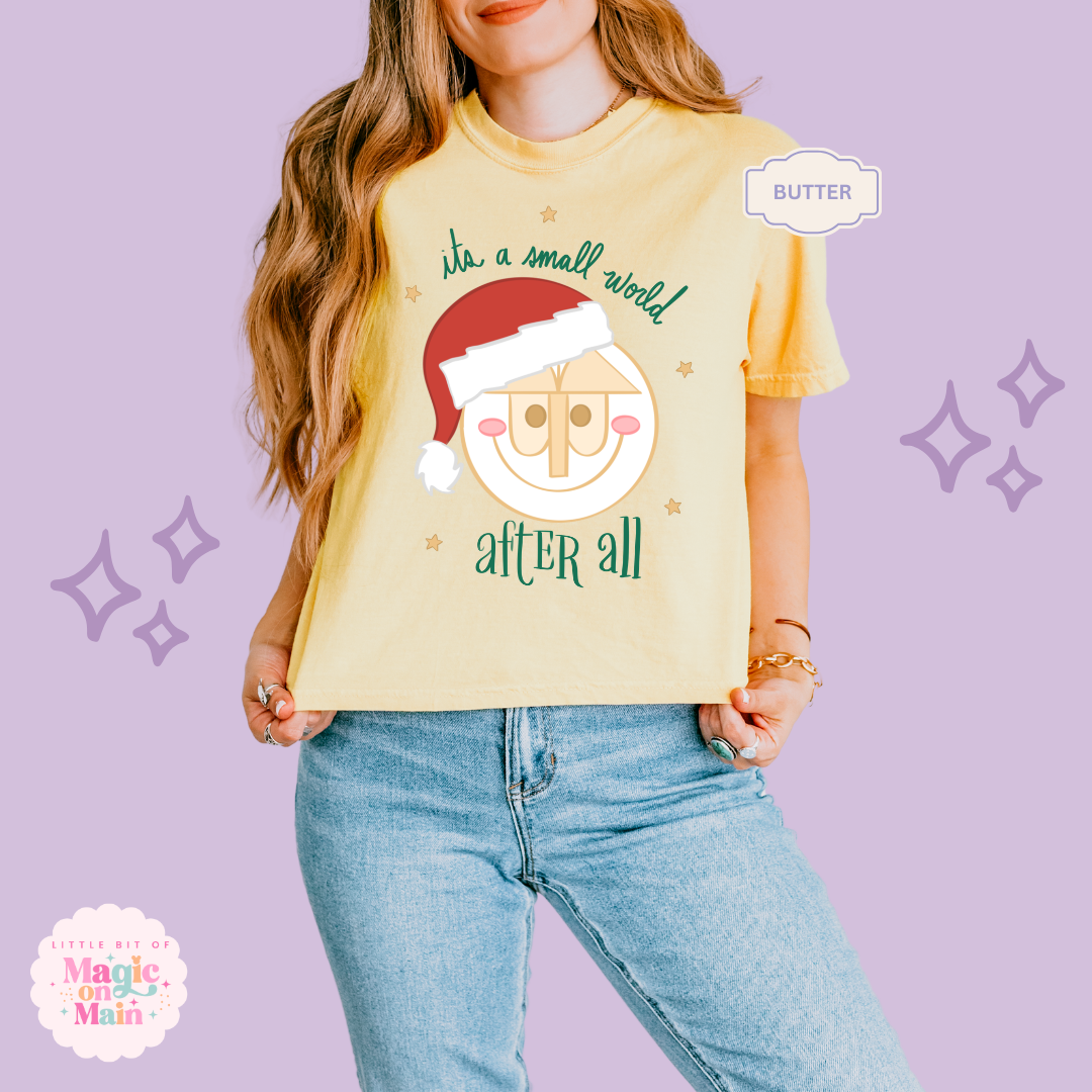 PRINTED SML WORLD - EXCLUSIVE TO MoM - WOMENS BOXY T-SHIRT