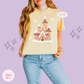 PRINTED GINGERBREAD CASTLE - EXCLUSIVE TO MoM - WOMENS BOXY T-SHIRT