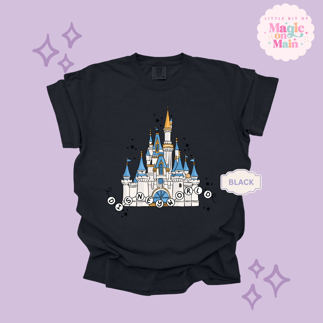 PRINTED DWORLD CASTLE - ADULT T-SHIRT