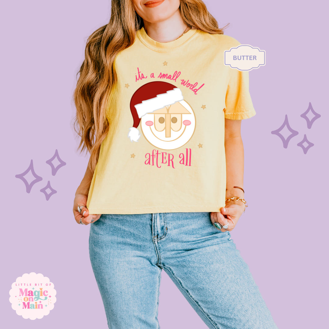 PRINTED SML WORLD - EXCLUSIVE TO MoM - WOMENS BOXY T-SHIRT