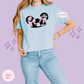 EMBROIDERED PINK LMQ HAT  - EXCLUSIVE COLLAB  - WOMENS BOXY T-SHIRT 10053