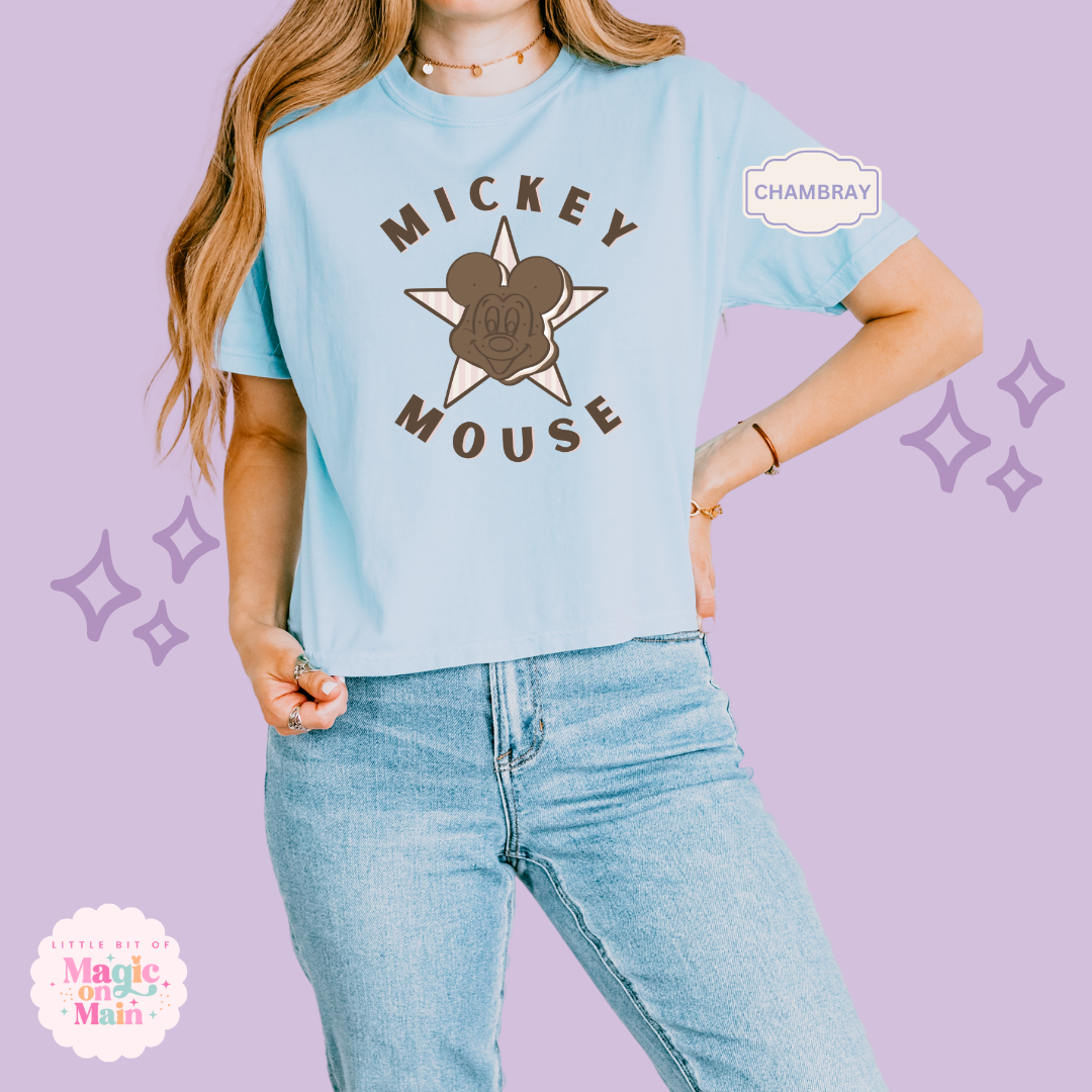 PRINTED MCKY SNACKS - EXCLUSIVE TO MoM - WOMENS BOXY T-SHIRT 10062