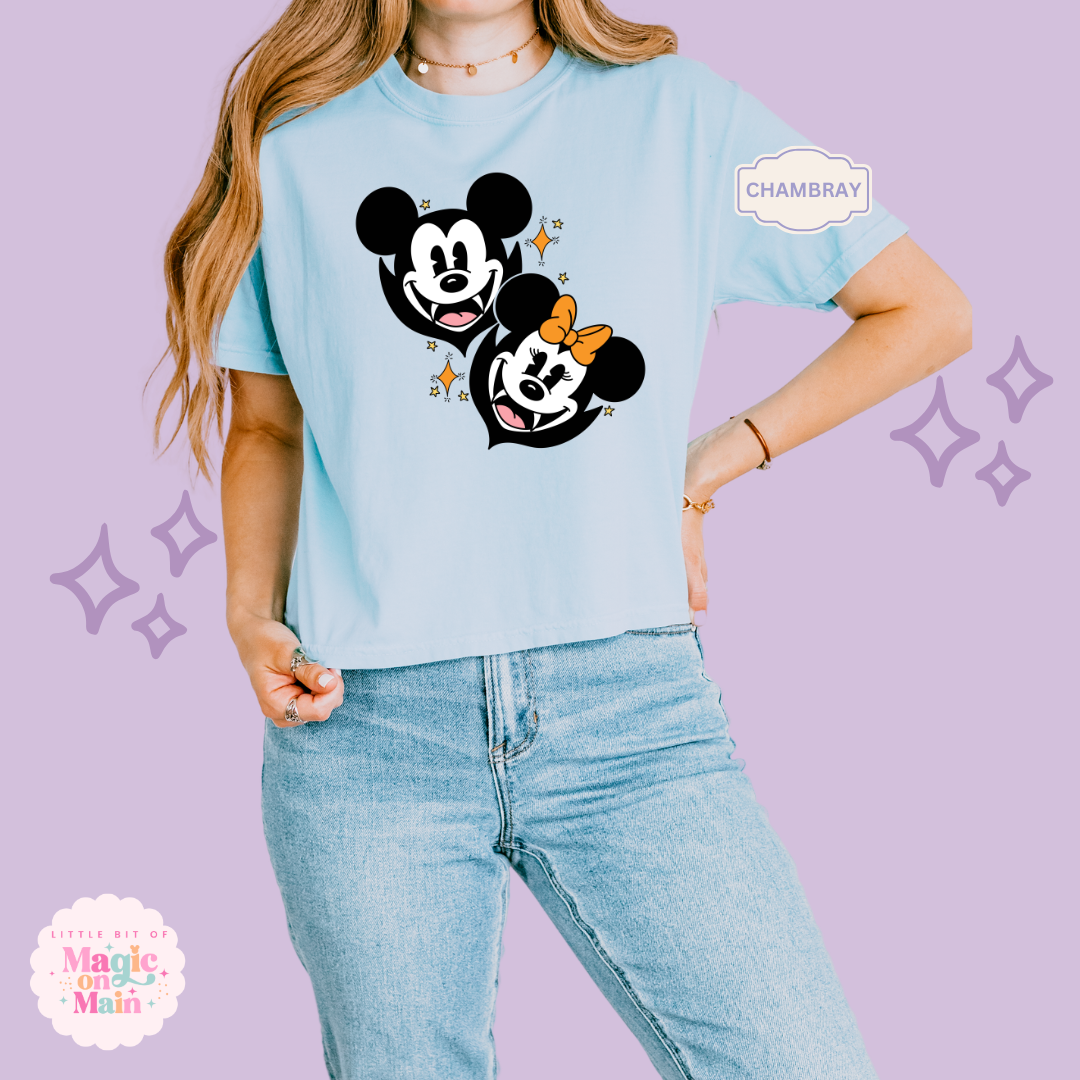 PRINTED MCKY VAMPIRE - EXCLUSIVE TO MoM - WOMENS BOXY T-SHIRT 10058