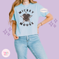 EMBROIDERED MCKY SNACKS - EXCLUSIVE TO MOM - WOMENS BOXY T-SHIRT 10062