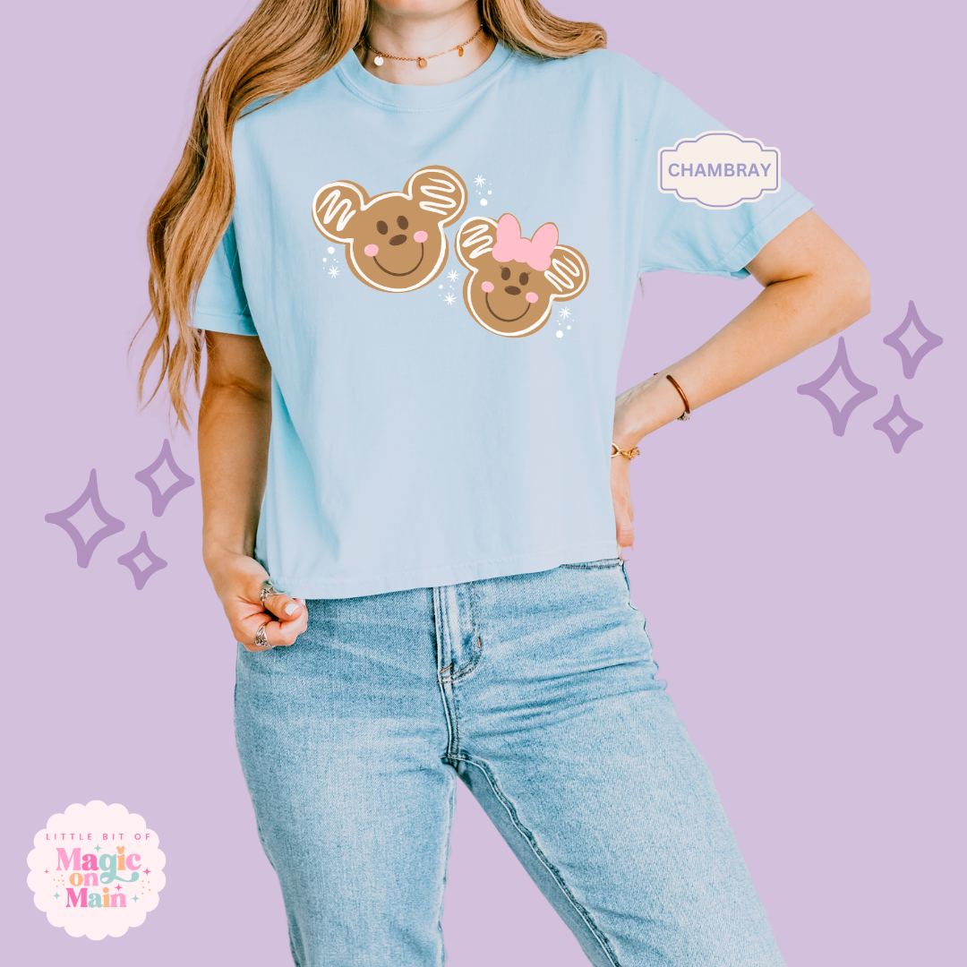 PRINTED GINGERBREAD - EXCLUSIVE TO MoM - WOMENS BOXY T-SHIRT
