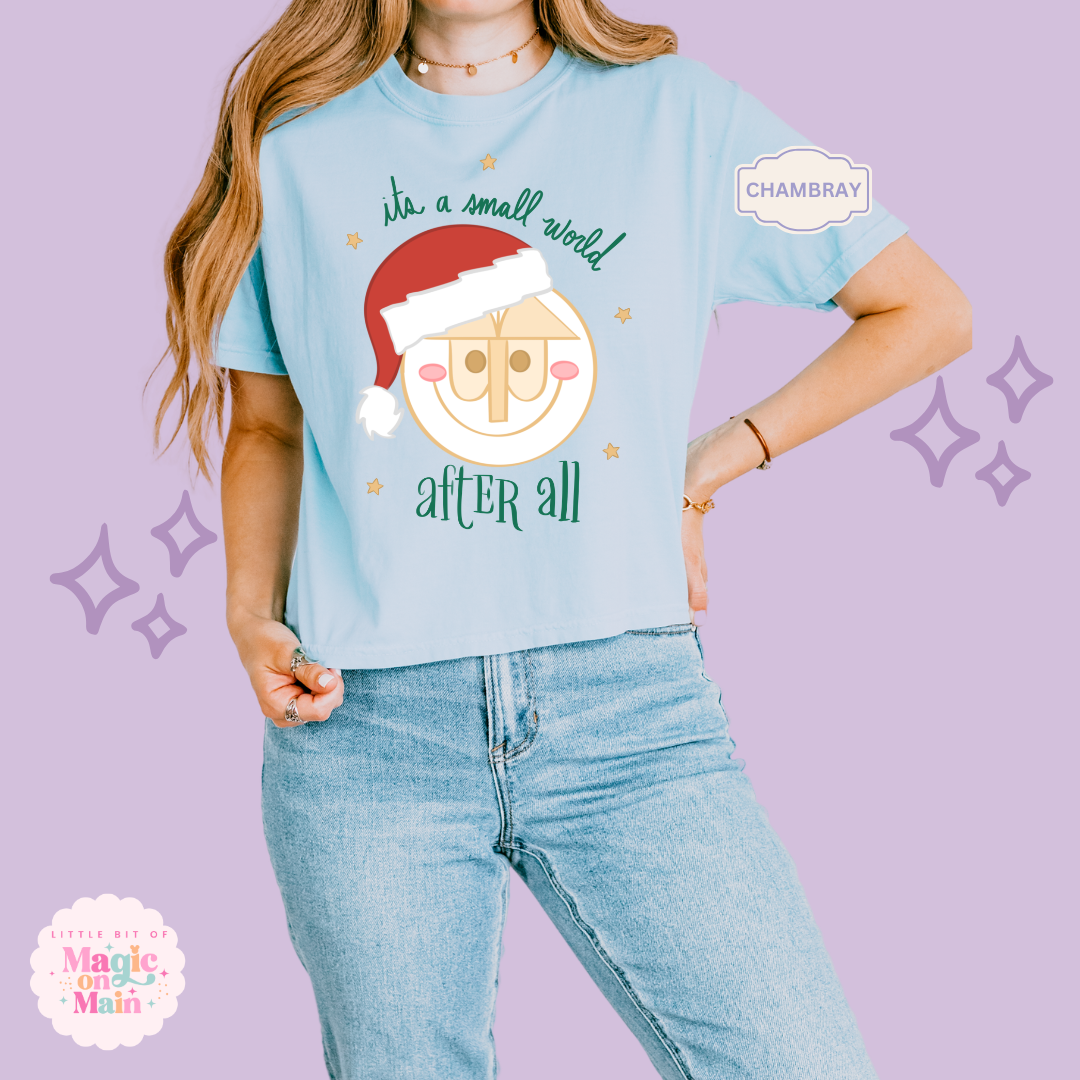 PRINTED SML WORLD - EXCLUSIVE TO MoM - WOMENS BOXY T-SHIRT