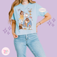PRINTED BELLE - WOMENS BOXY T-SHIRT 10044