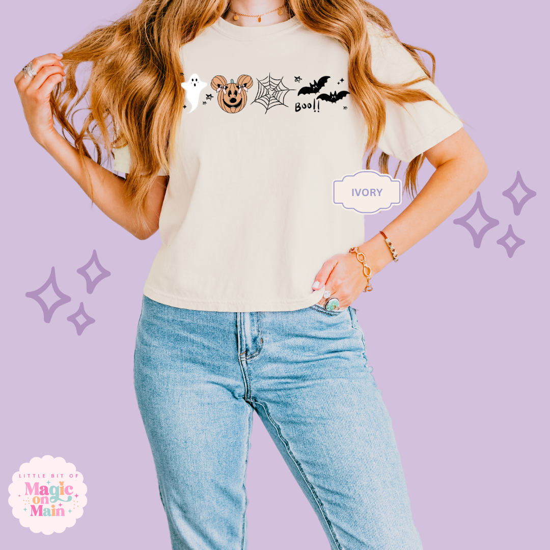 PRINTED BOO CREW - EXCLUSIVE TO MoM - WOMENS BOXY T-SHIRT