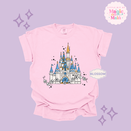 PRINTED DWORLD CASTLE - ADULT T-SHIRT