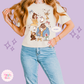 PRINTED BELLE - WOMENS BOXY T-SHIRT 10044
