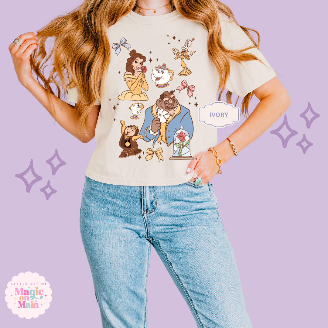 PRINTED BELLE - WOMENS BOXY T-SHIRT 10044
