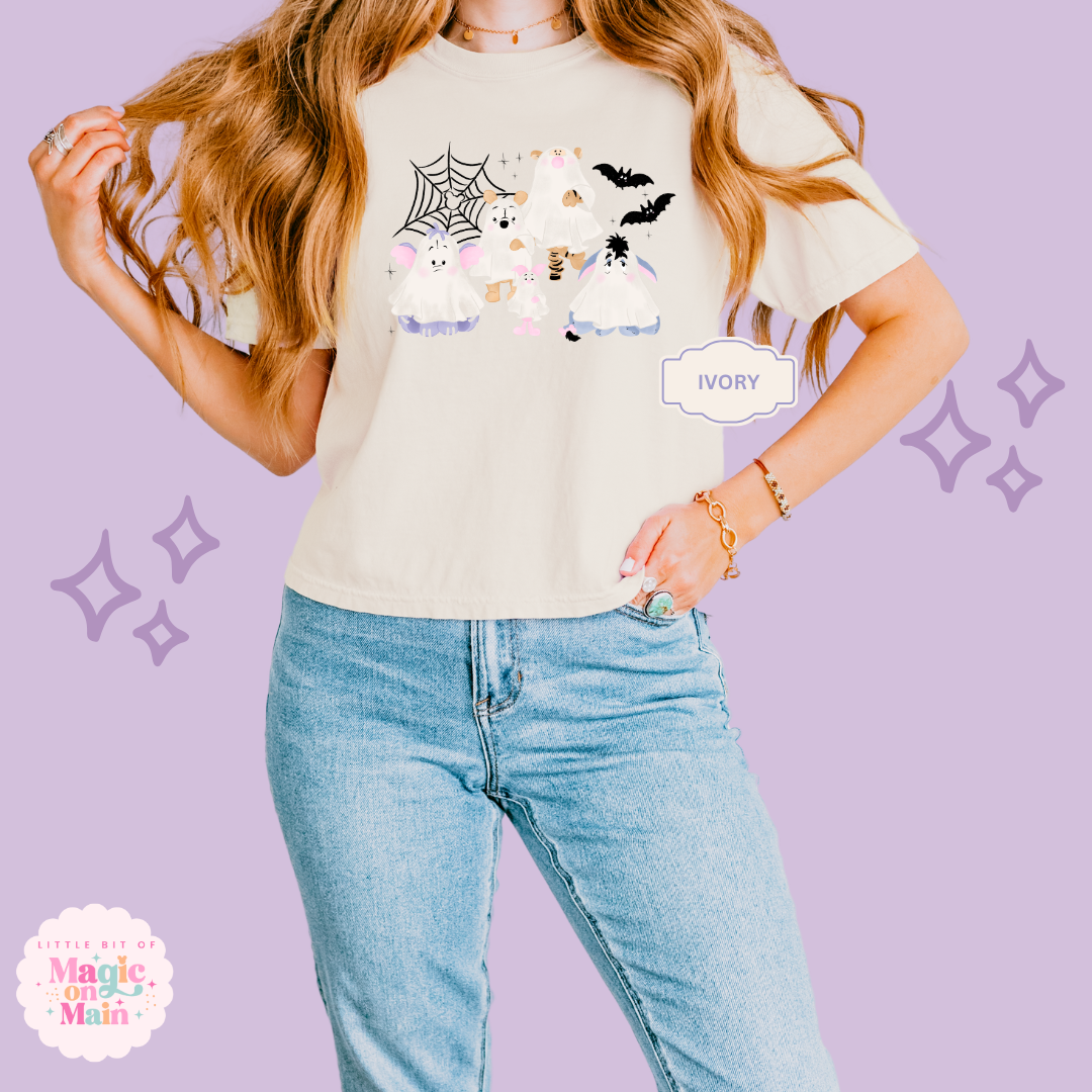 PRINTED WINNIE THE BOO - EXCLUSIVE TO MoM - WOMENS BOXY T-SHIRT