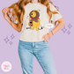 PRINTED BEARY SCARY - EXCLUSIVE TO MoM - WOMENS BOXY T-SHIRT