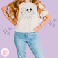EMBROIDERED PARK GIRLIE - WOMENS BOXY T-SHIRT 10052