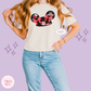 EMBROIDERED RED LMQ HAT - EXCLUSIVE COLLAB  - WOMENS BOXY T-SHIRT 10053