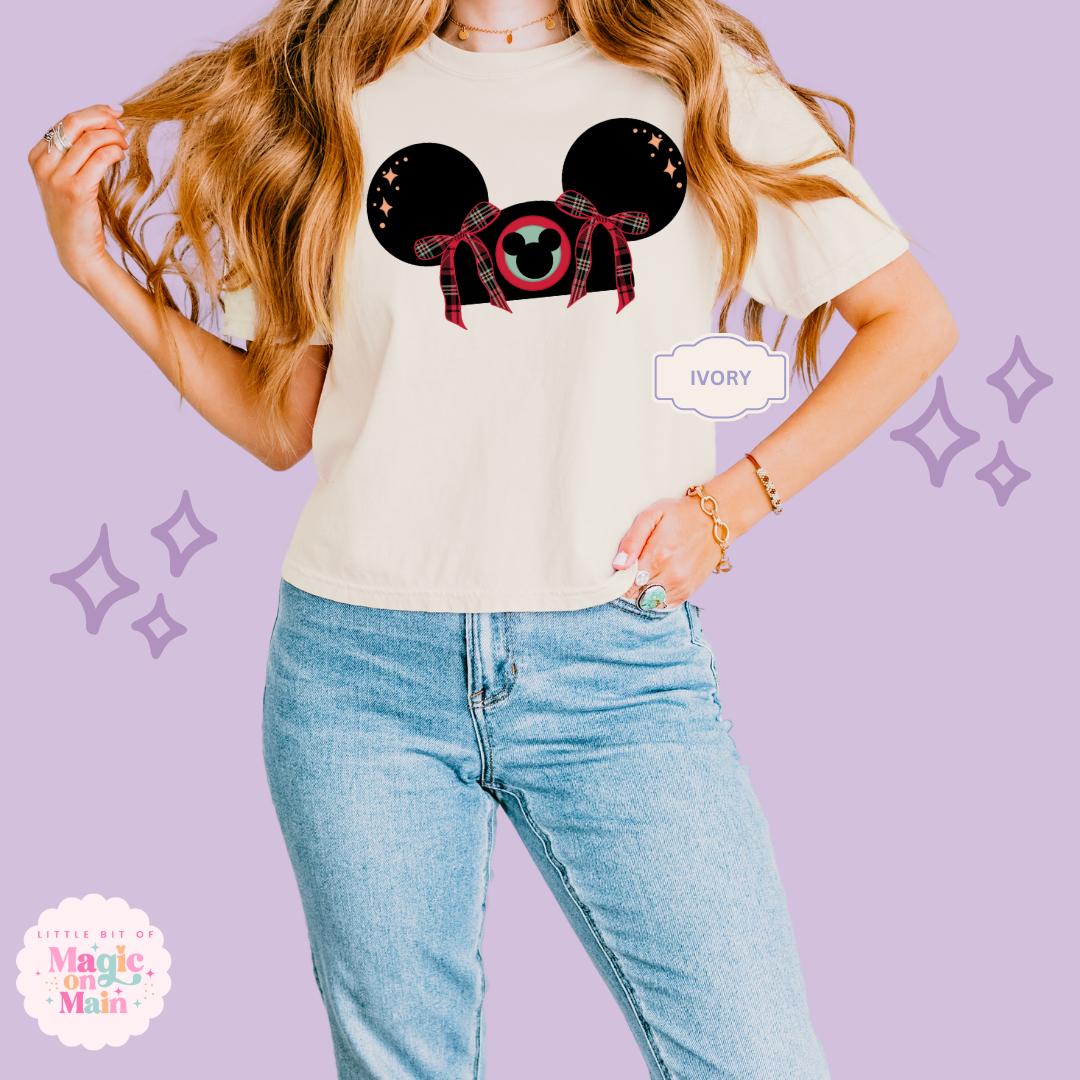 PRINTED HOLIDAY HAT - EXCLUSIVE TO MoM - WOMENS BOXY T-SHIRT
