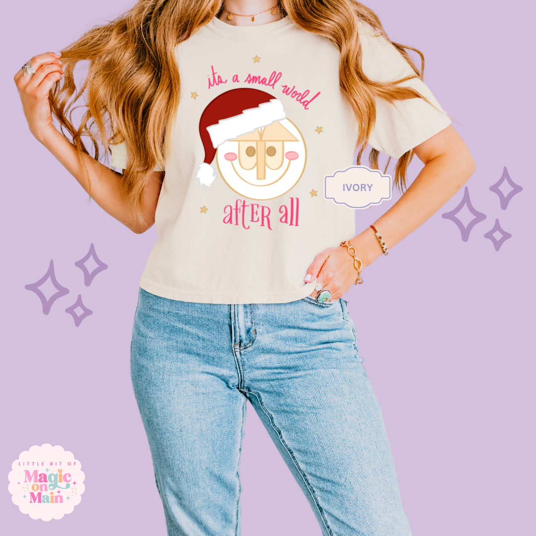 PRINTED SML WORLD - EXCLUSIVE TO MoM - WOMENS BOXY T-SHIRT