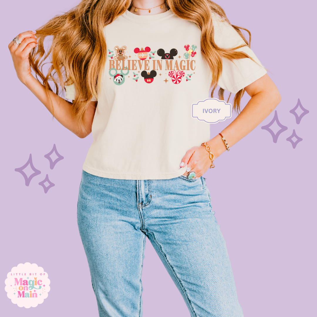 PRINTED BELIEVE IN MAGIC - EXCLUSIVE TO MoM - WOMENS BOXY T-SHIRT