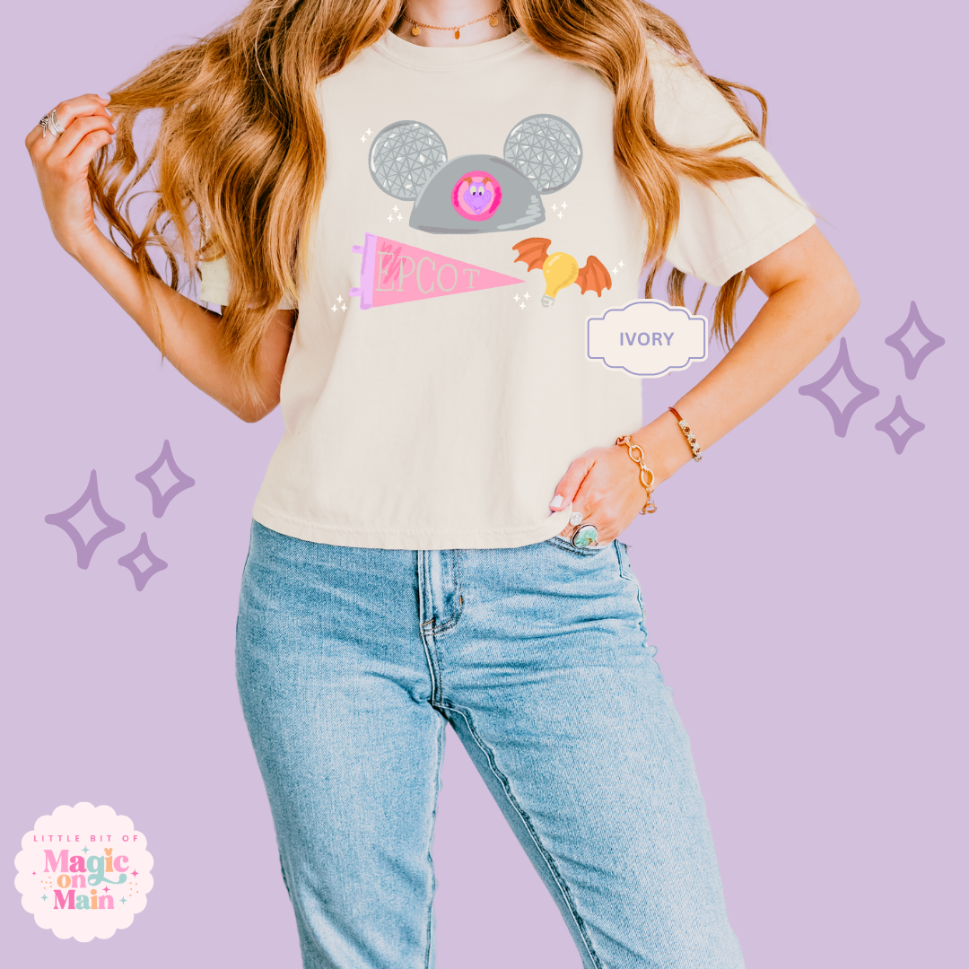 PRINTED EPCOT GIRLIE - EXCLUSIVE TO MoM - WOMENS BOXY T-SHIRT 10042