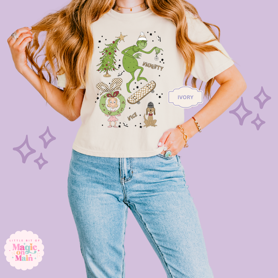 PRINTED MAX AND FRIENDS - EXCLUSIVE TO MoM - WOMENS BOXY T-SHIRT
