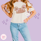 EMBROIDERED GINGERBREAD HOLIDAY HAT - EXCLUSIVE TO MOM - WOMENS BOXY T-SHIRT