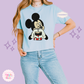 EMBROIDERED MCKY HAND HEART - WOMENS BOXY T-SHIRT 10017