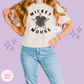 EMBROIDERED MCKY SNACKS - EXCLUSIVE TO MOM - WOMENS BOXY T-SHIRT 10062
